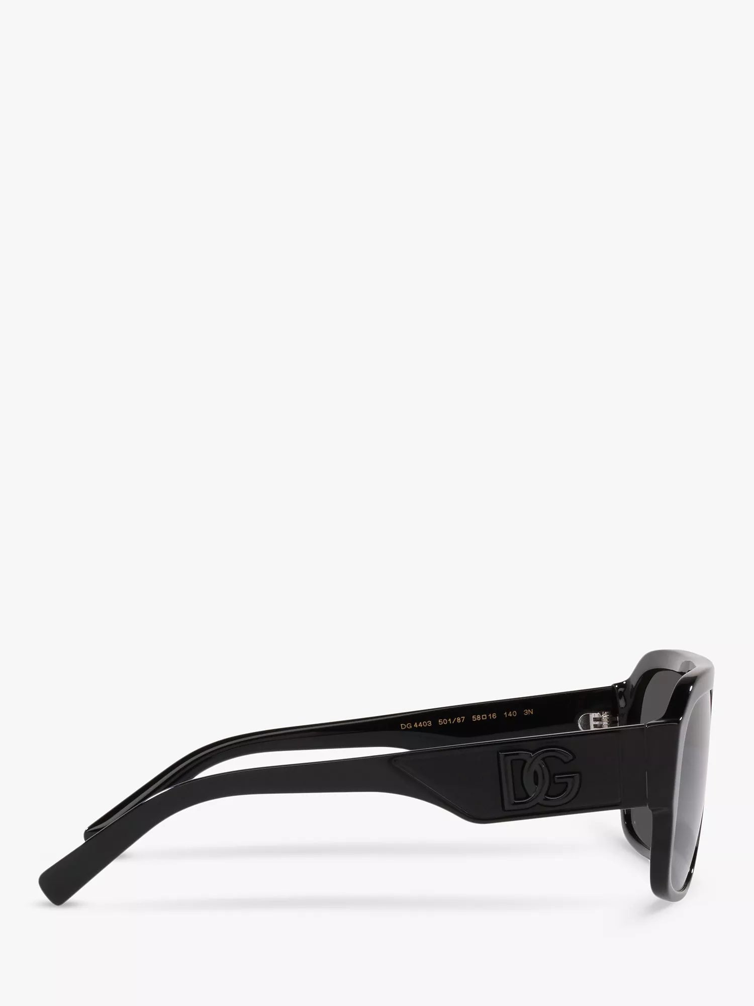 Dolce & Gabbana aviator sunglasses Black/Grey, imported from the UK