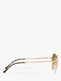 Ray-Ban Jack hexagonal sunglasses gold brown gradient 51mm, imported from the UK