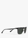 Ray-Ban RB3594 polarised sunglasses matte black, UK version