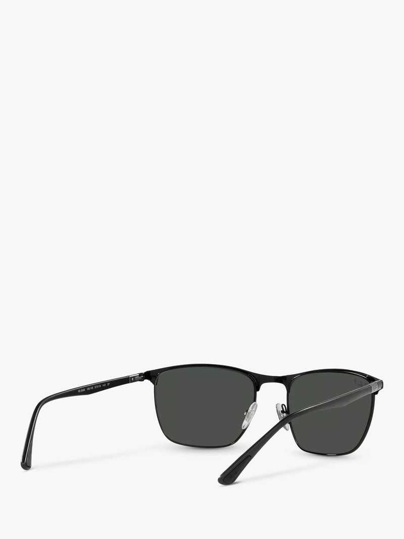 Ray-Ban RB3594 polarised sunglasses matte black, UK version