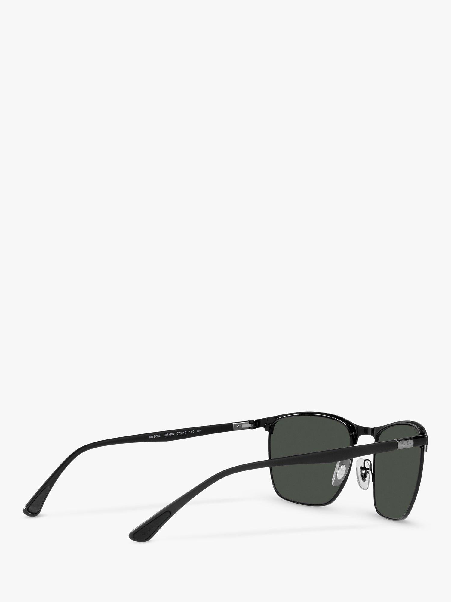 Ray-Ban RB3594 polarised sunglasses matte black, UK version