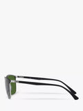 Ray-Ban square polarised sunglasses 57mm, UK version