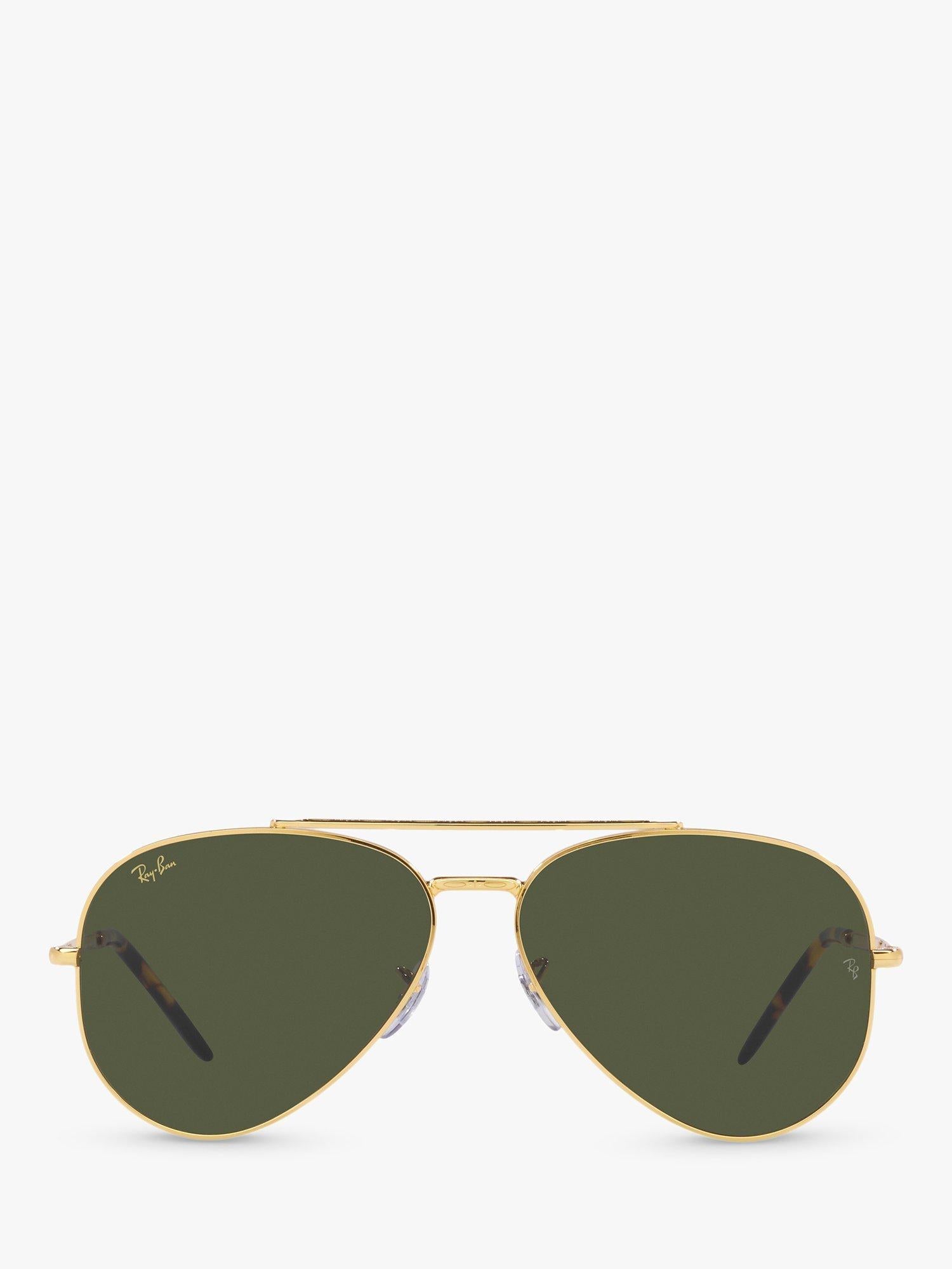 Ray-Ban aviator sunglasses RB3625 gold green 58mm, UK version