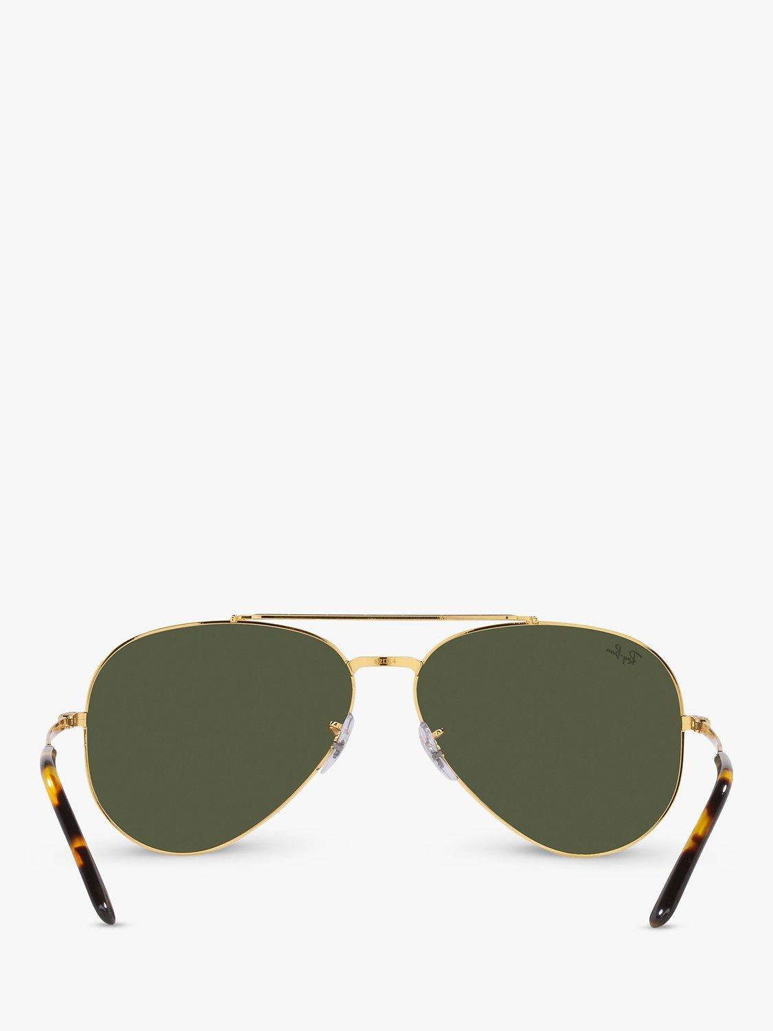 Ray-Ban aviator sunglasses RB3625 gold green 58mm, UK version