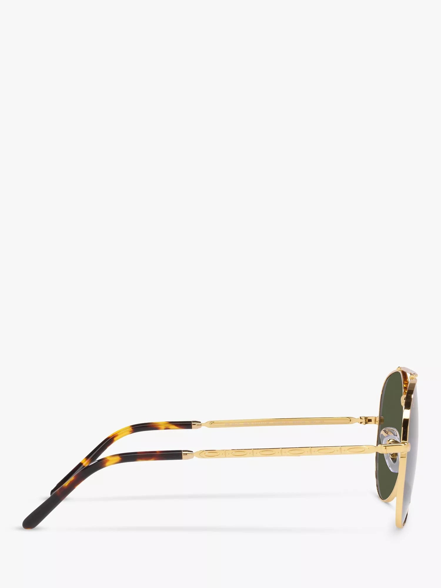 Ray-Ban aviator sunglasses RB3625 gold green 58mm, UK version