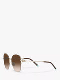 Tiffany & Co oval pillow shape sunglasses 58mm (British brand)