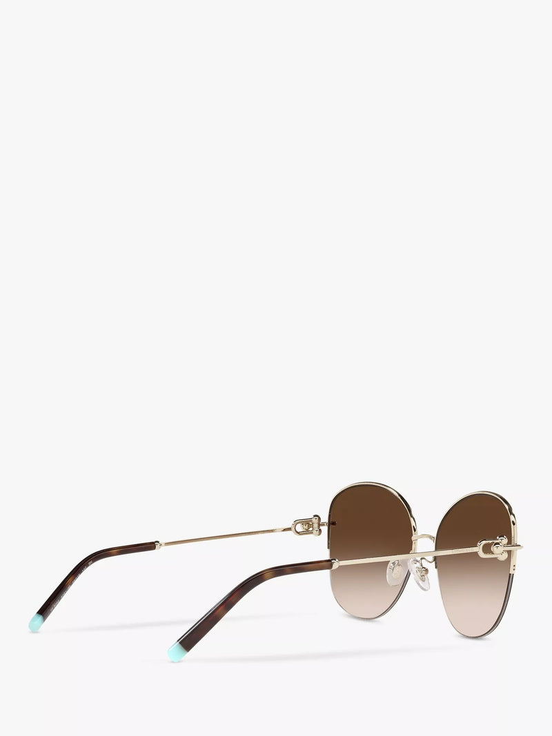 Tiffany & Co oval pillow shape sunglasses 58mm (British brand)