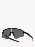 Oakley Sutro Lite Sweep Prizm rectangular sunglasses matte black grey (British brand)