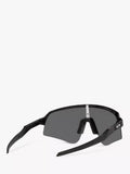 Oakley Sutro Lite Sweep Prizm rectangular sunglasses matte black grey (British brand)