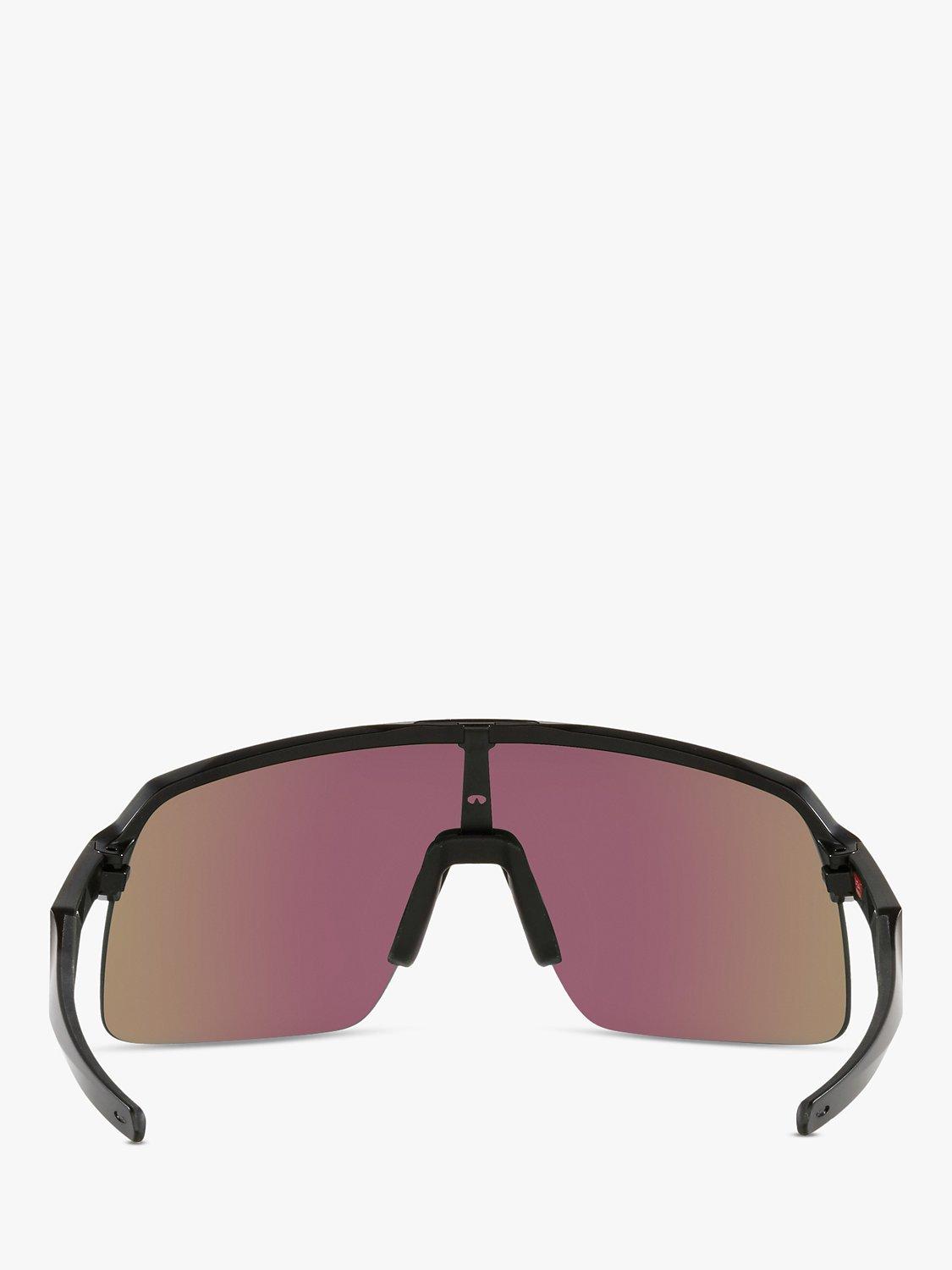 Oakley Sutro Lite rectangular sunglasses matte black mirror blue, imported from the UK