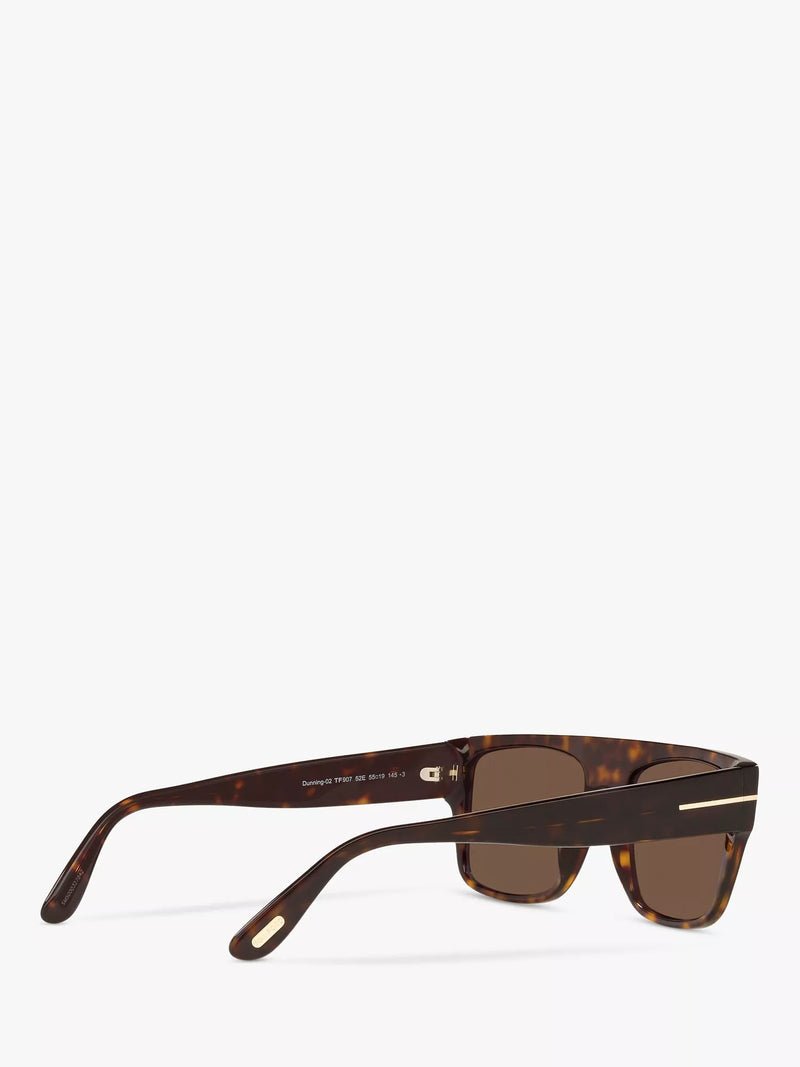 TOM FORD Dunning rectangular sunglasses 55mm lens width (British brand)