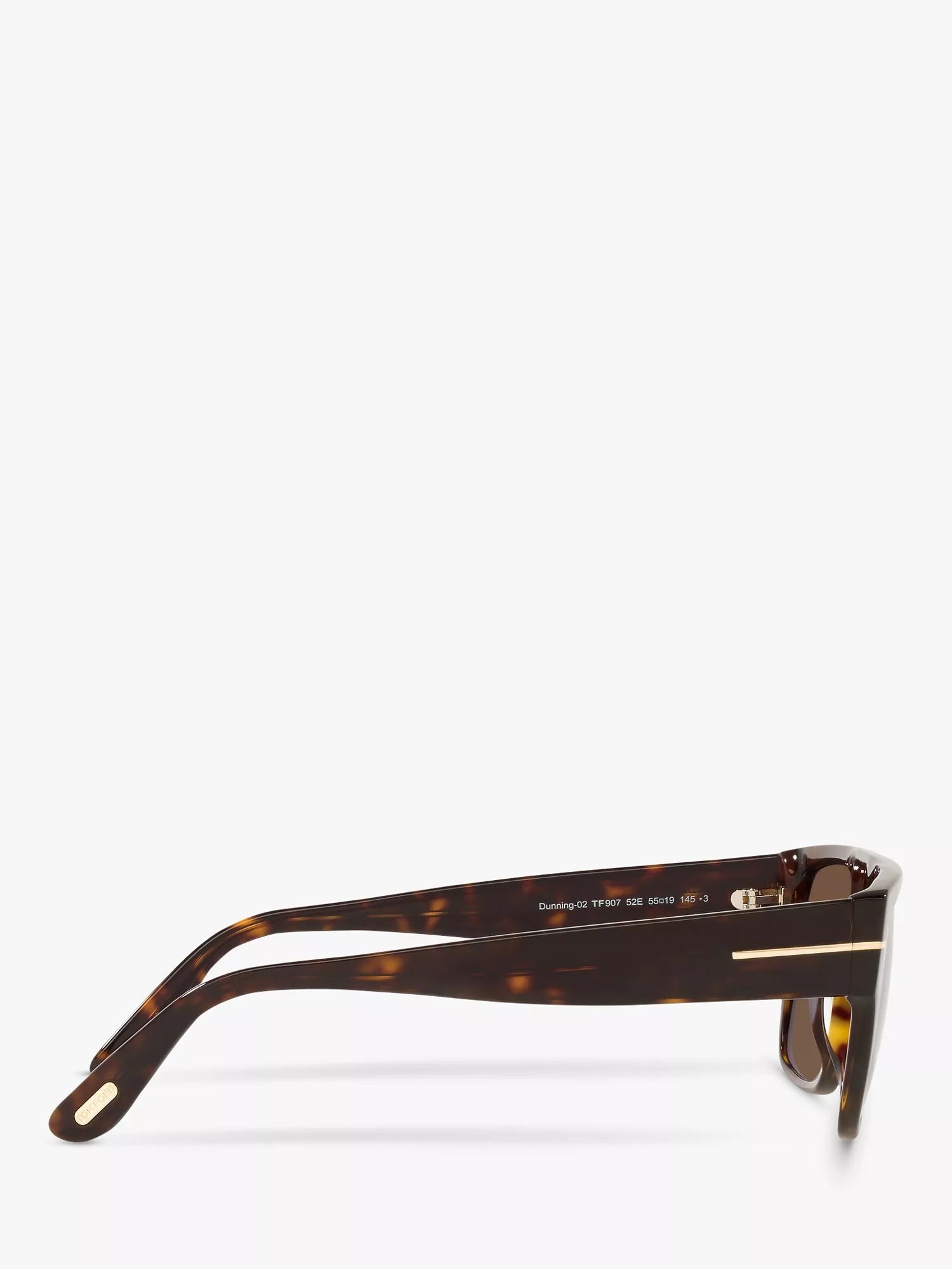 TOM FORD Dunning rectangular sunglasses 55mm lens width (British brand)