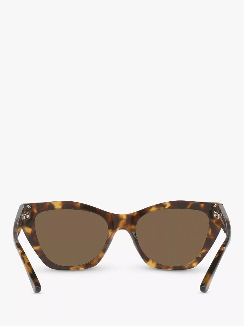 Emporio Armani cat eye sunglasses brown acetate 54mm, imported from the UK