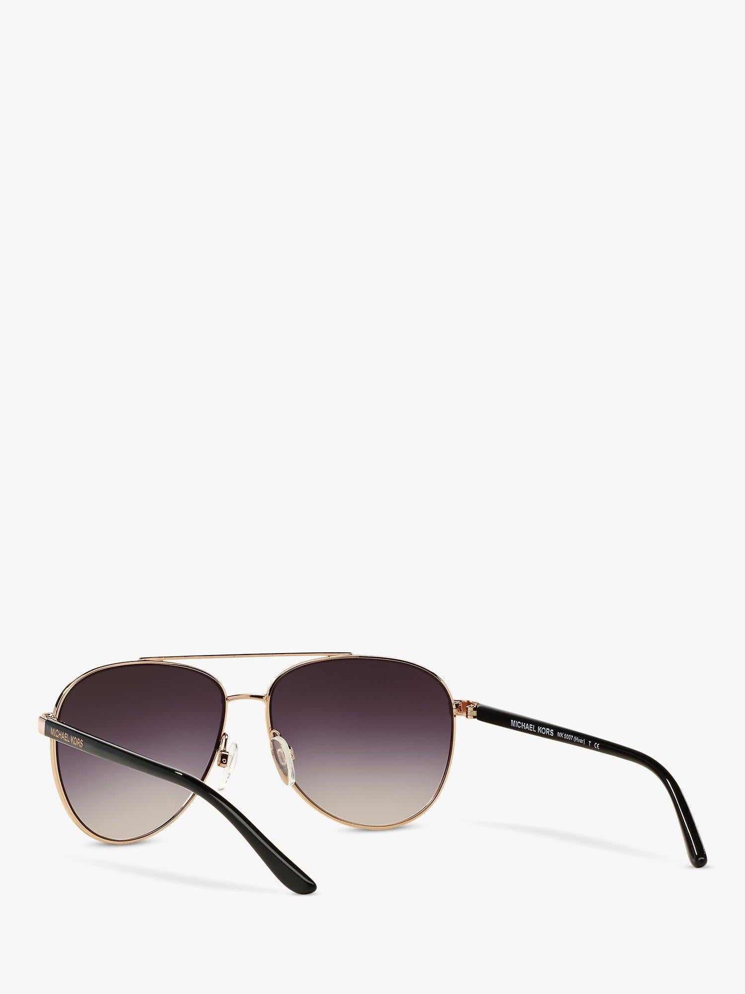 Michael Kors aviator sunglasses rose gold metal frame (British brand)