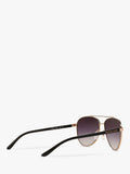 Michael Kors aviator sunglasses rose gold metal frame (British brand)
