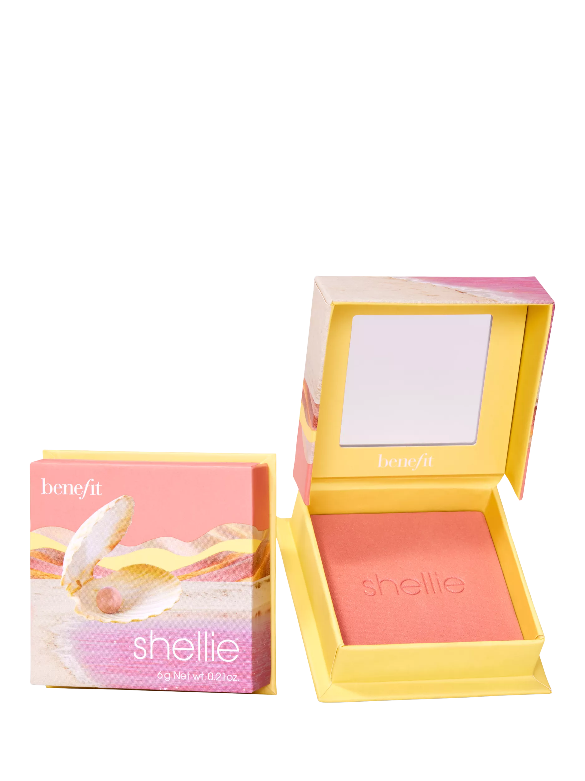 Benefit Shellie Blusher Medium Pink powder blush - British product
