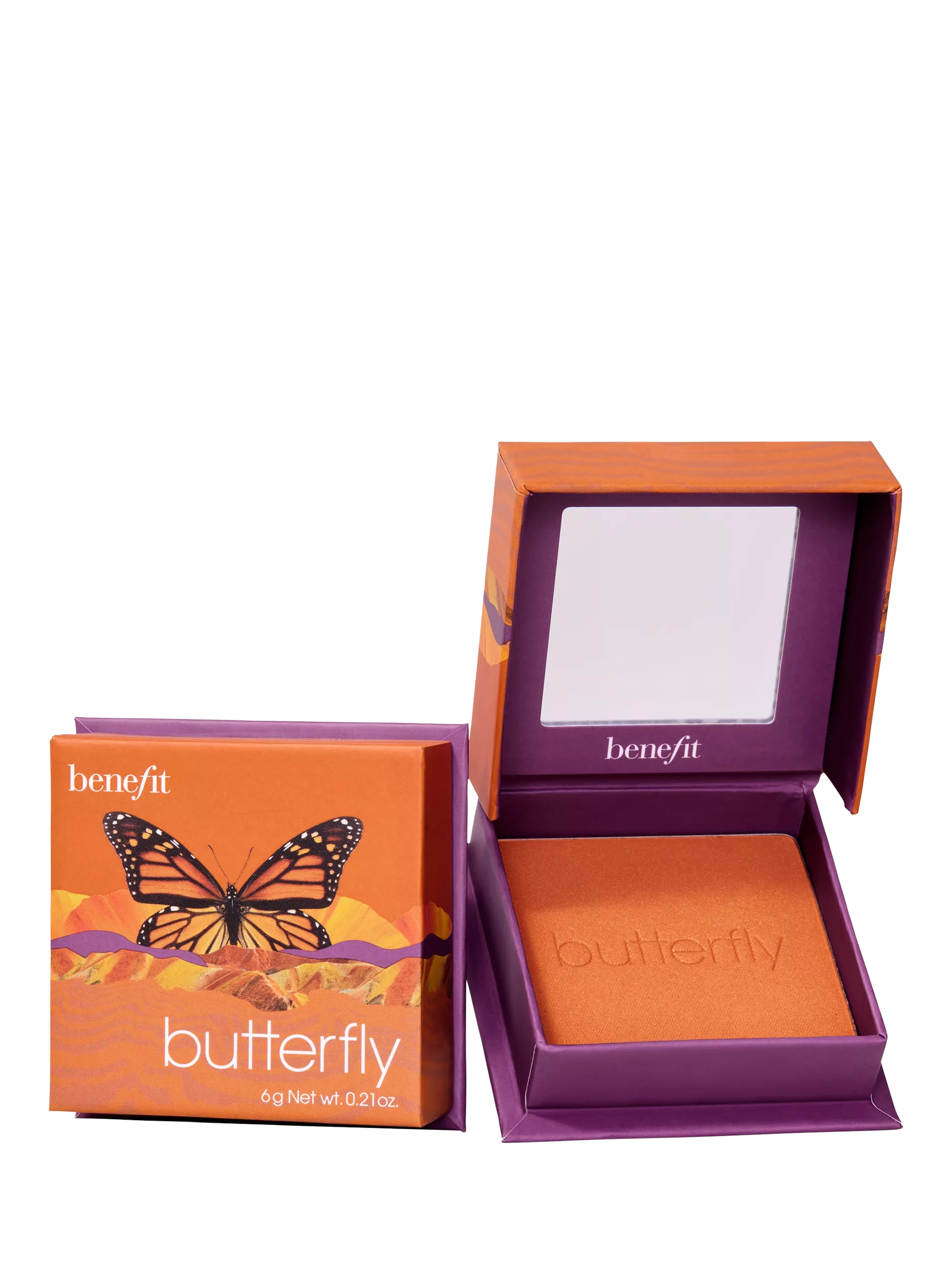 Benefit Butterfly Blusher Golden Orange powder blush - British product