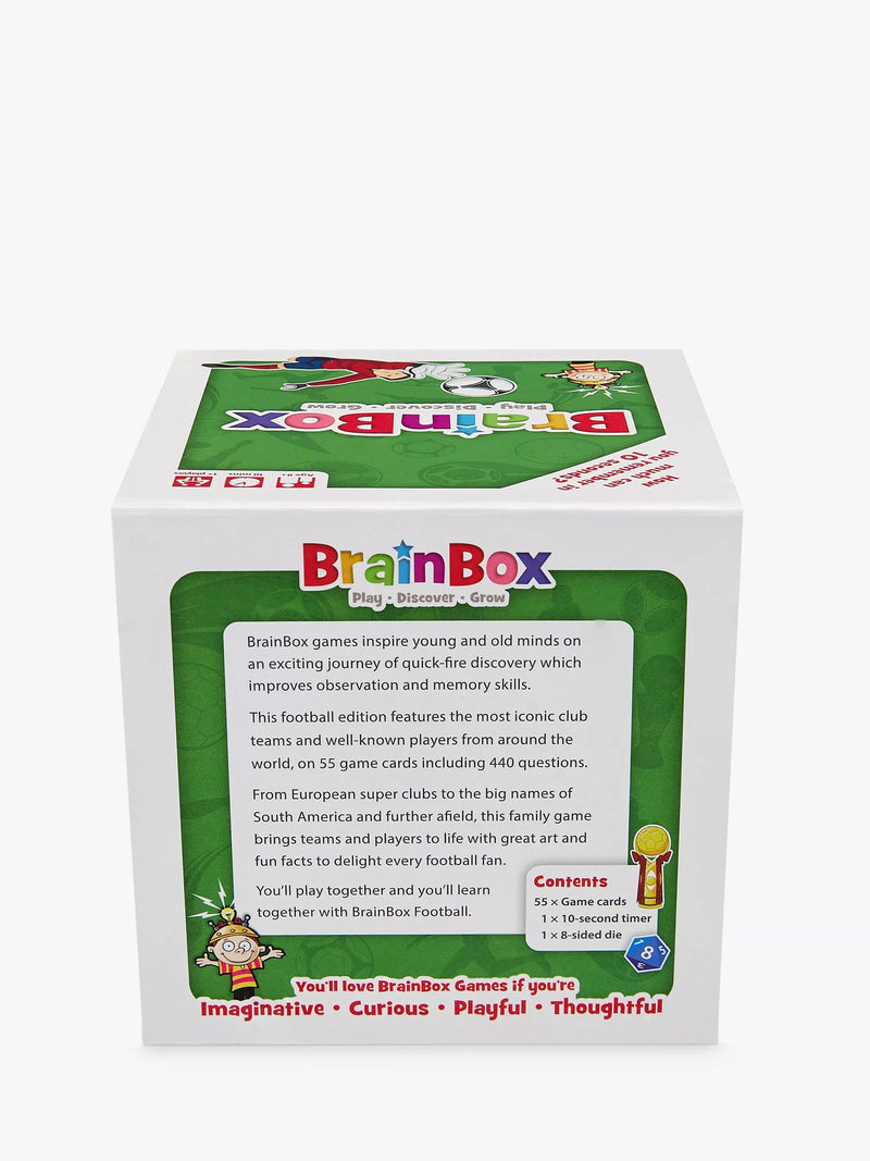 BrainBox football card memory game, UK version