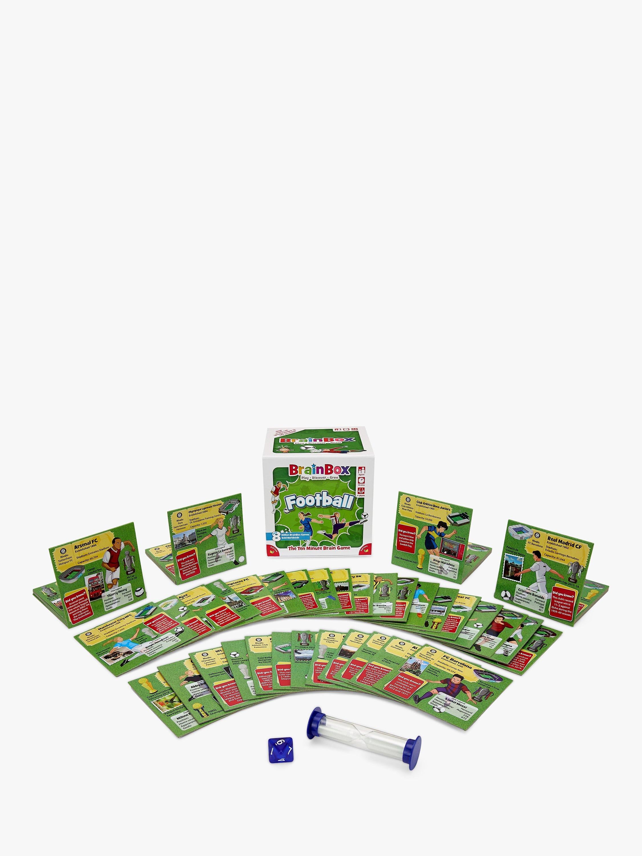 BrainBox football card memory game, UK version