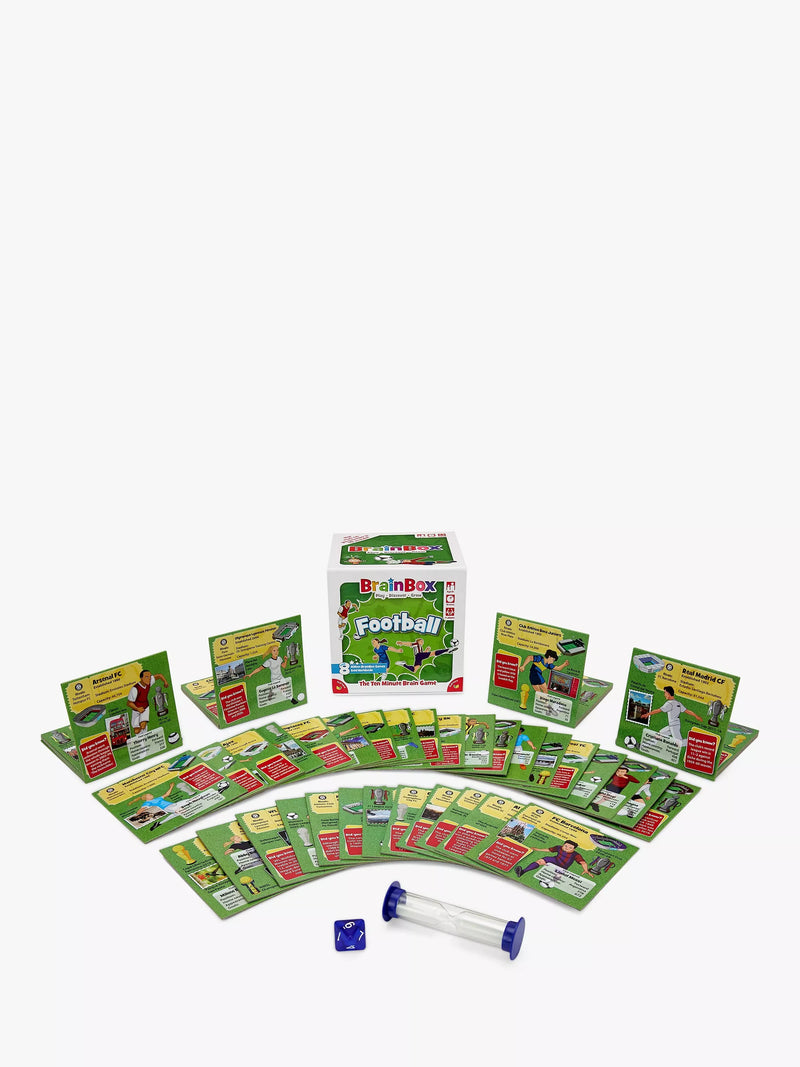 BrainBox football card memory game, UK version