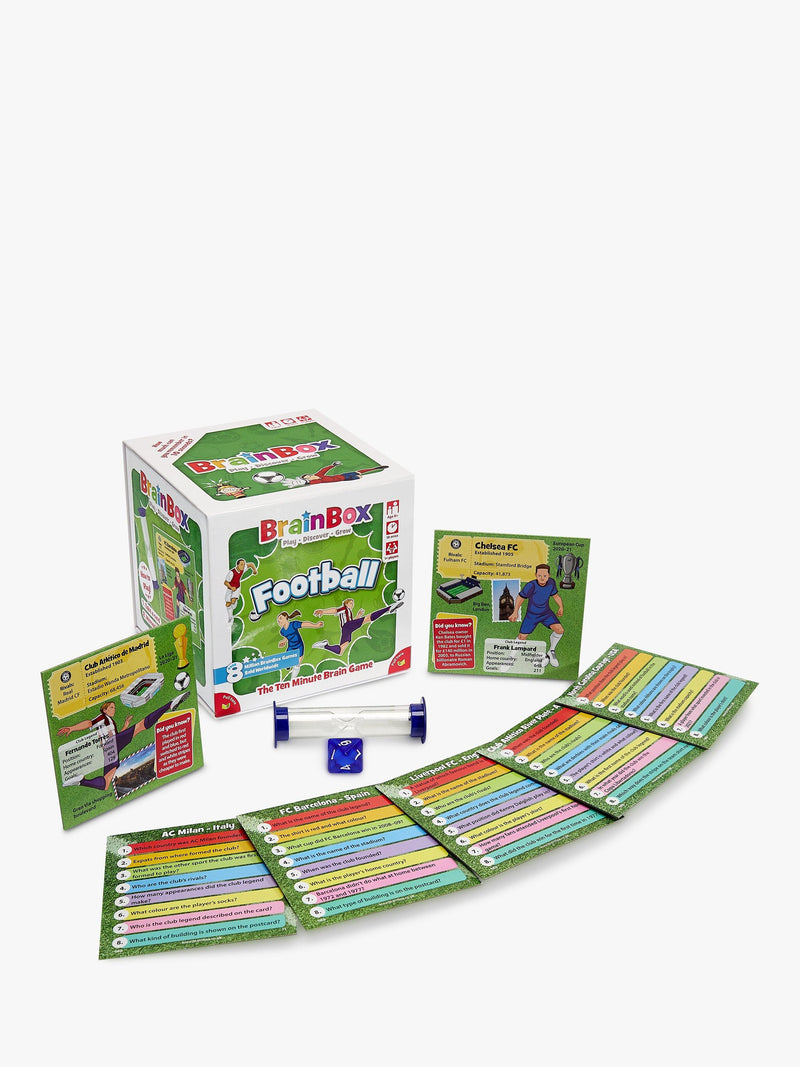 BrainBox football card memory game, UK version