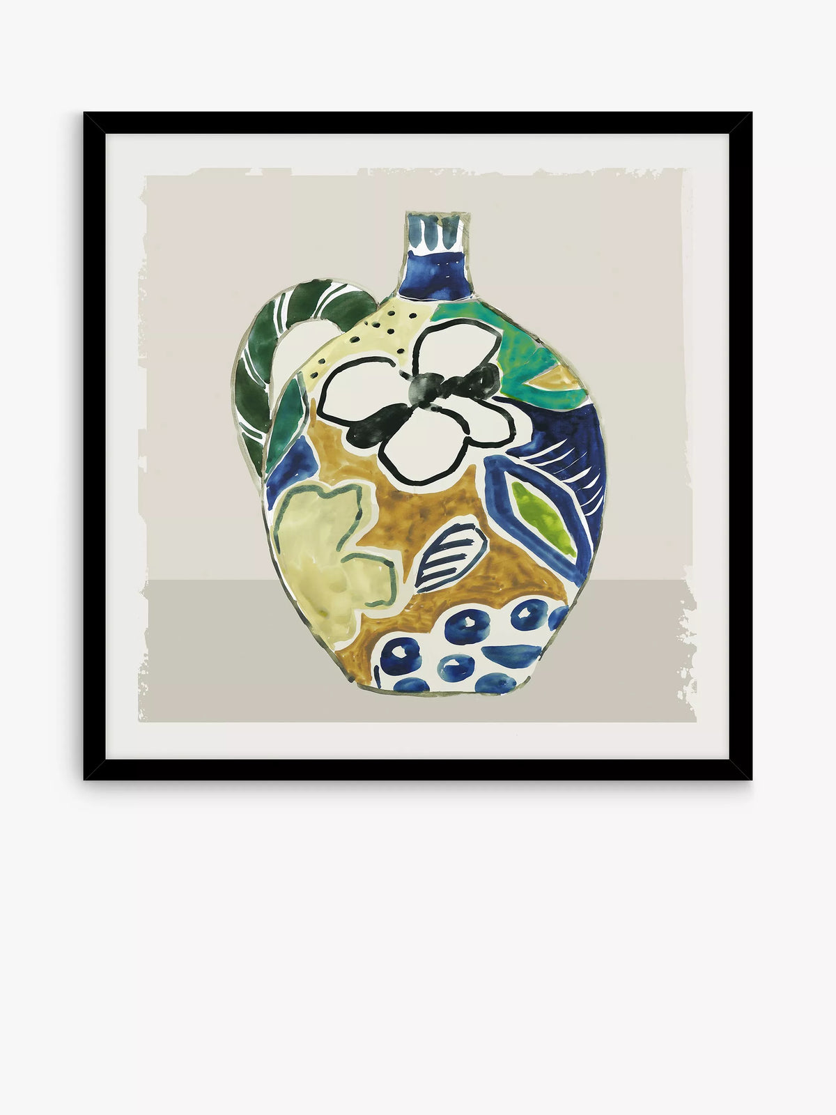 Aimee Wilson multi-color Picasso vase framed print 42x42cm, UK version