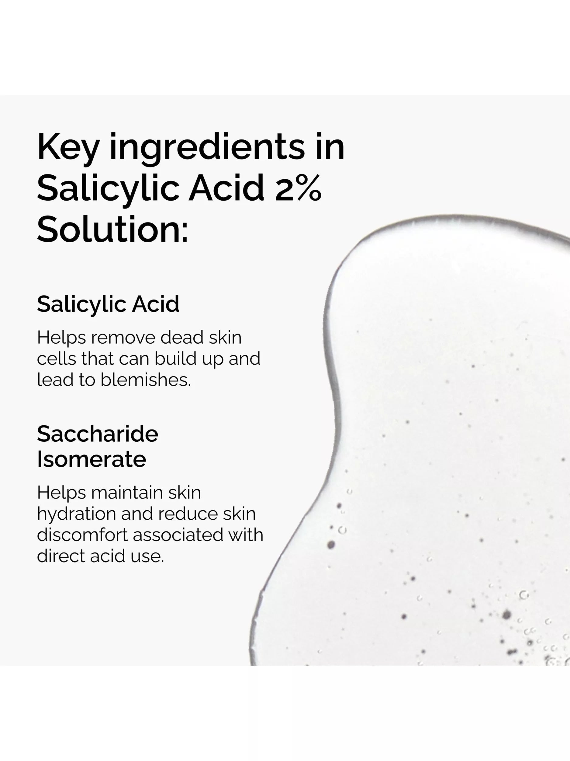 The Ordinary salicylic acid exfoliating serum 30ml, UK version