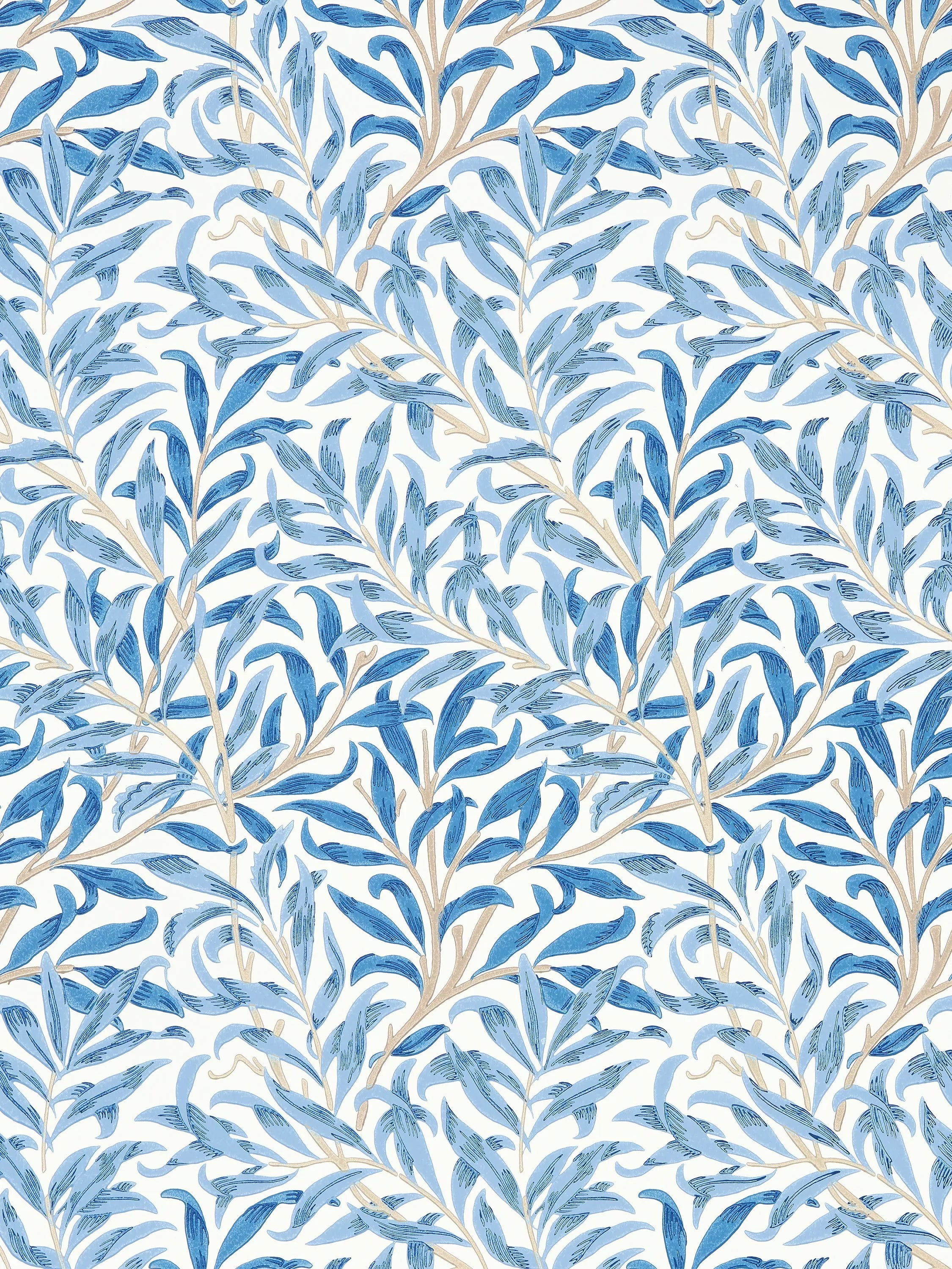 Morris & Co. Willow Boughs wallpaper, imported from the UK