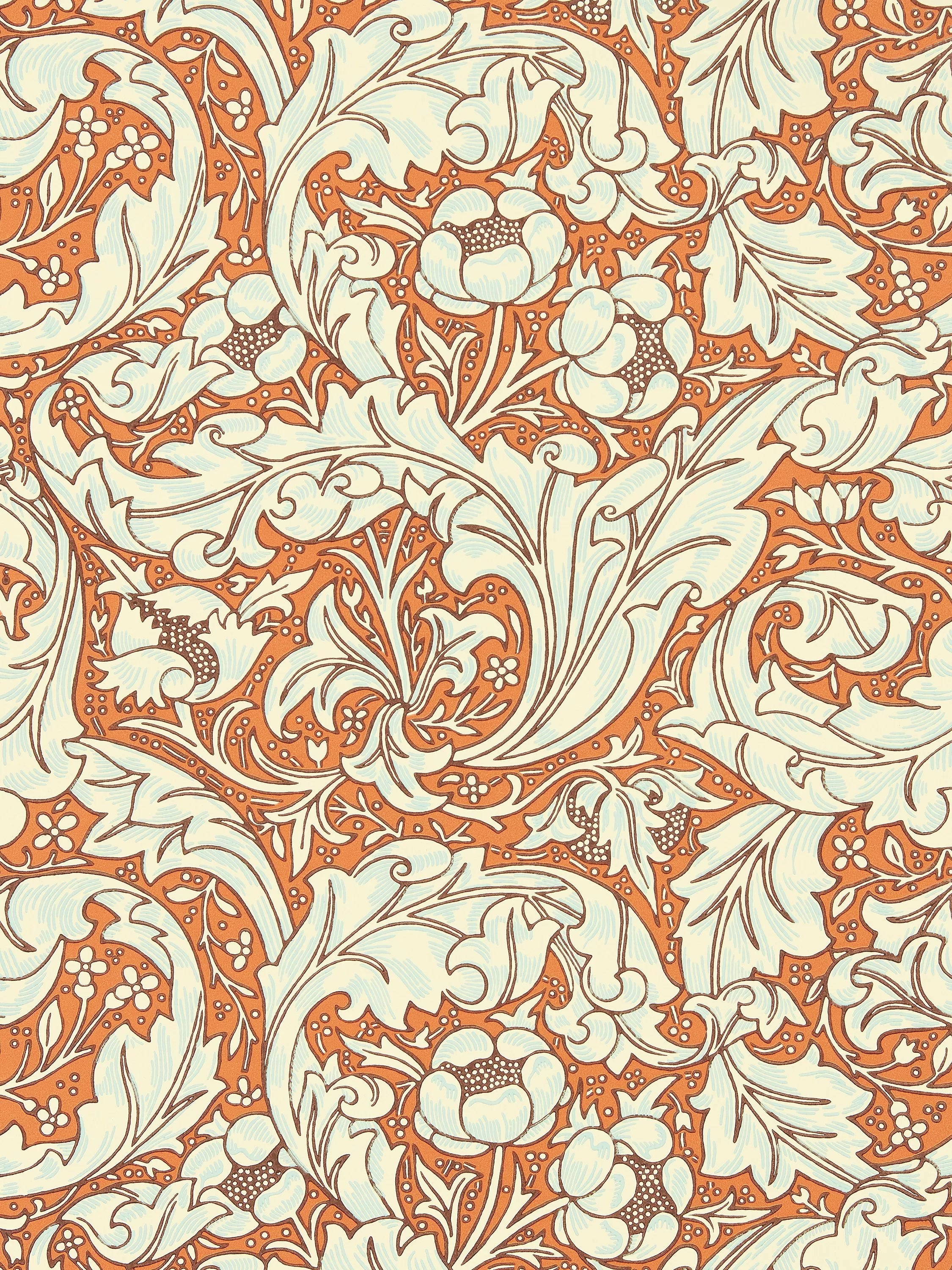 Morris & Co Bachelor's Button wallpaper L10mx52cm - British product