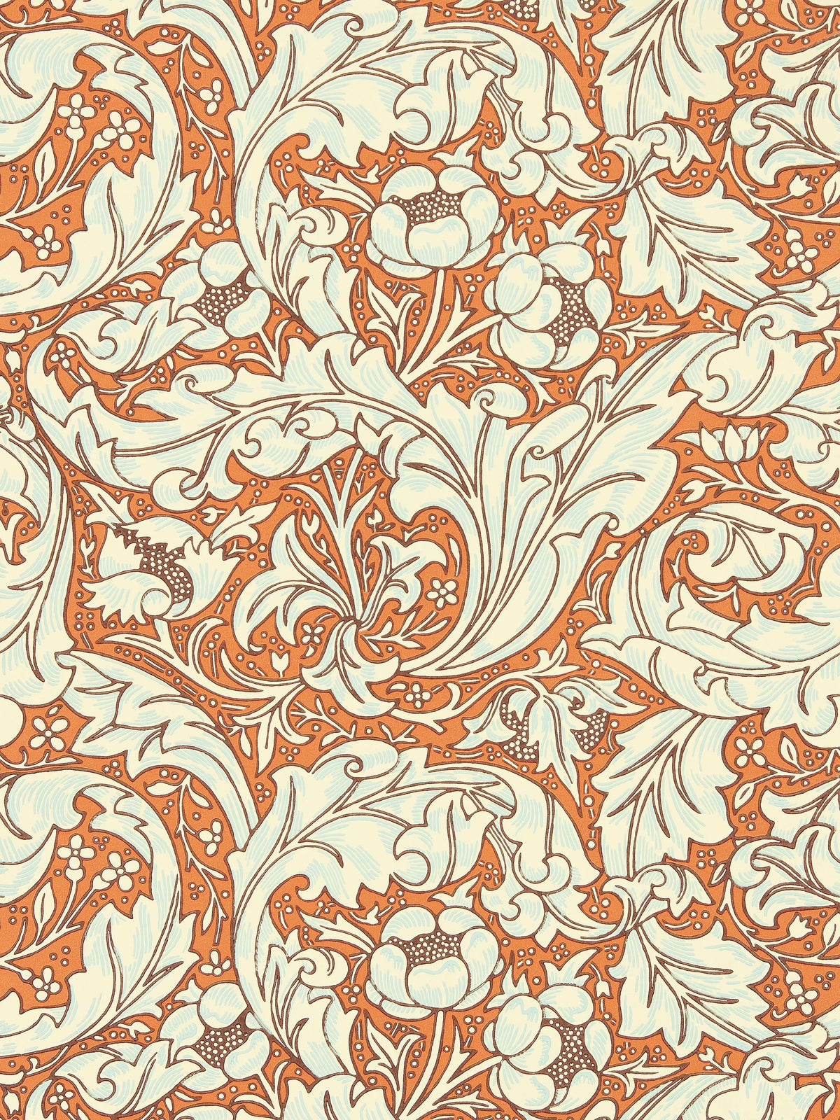 Morris & Co Bachelor's Button wallpaper L10mx52cm - British product