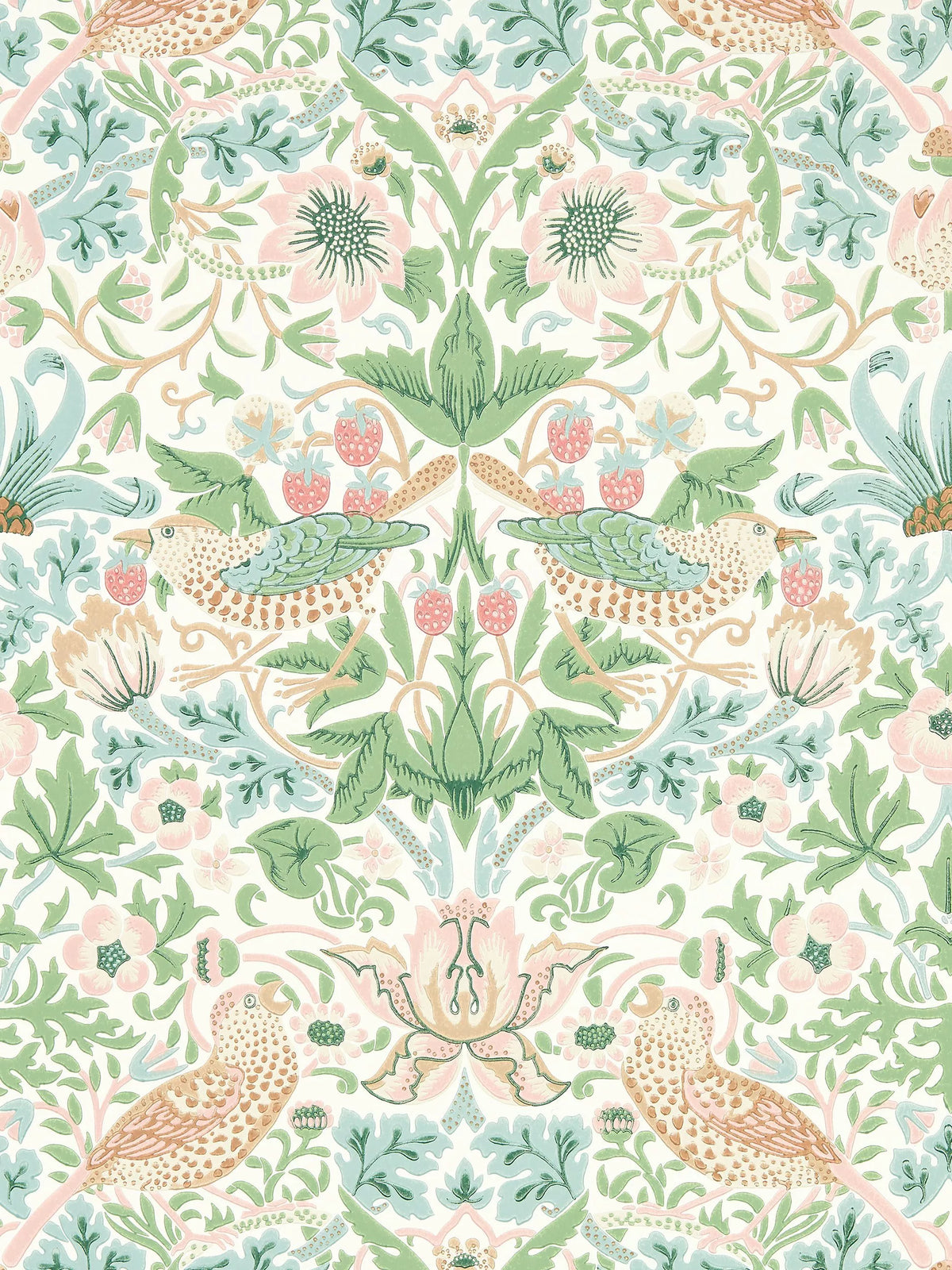 Morris & Co. Simply Strawberry Thief Wallpaper