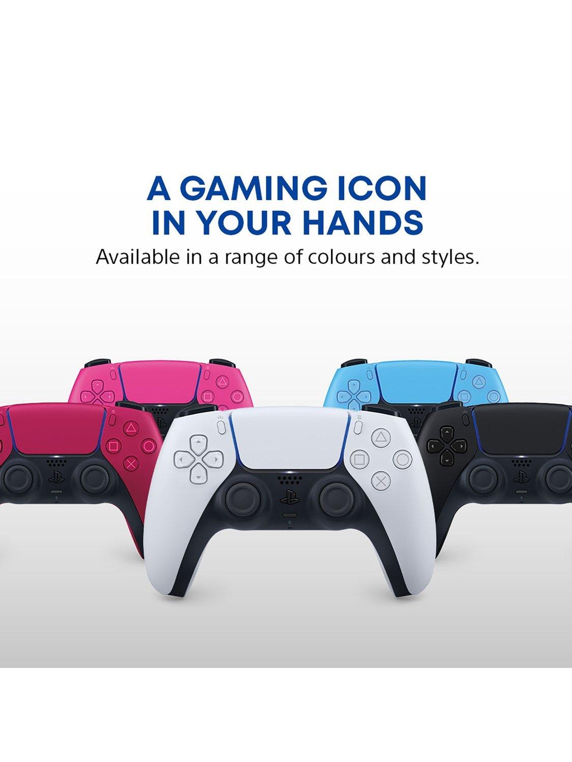 Sony DualSense wireless controller Starlight Blue, imported from the UK