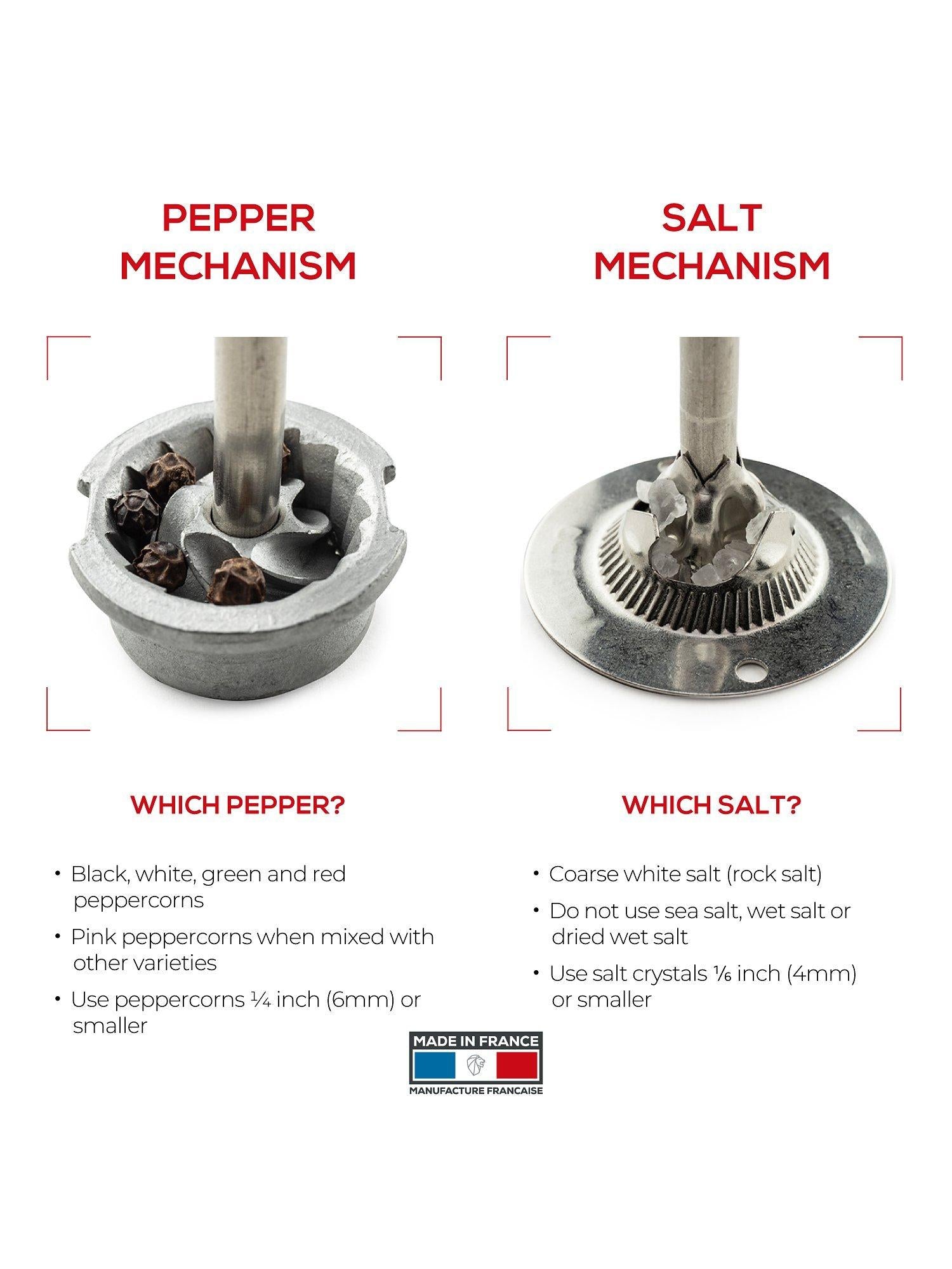 Peugeot Paris u'Select olive wood salt mill 18cm - British product