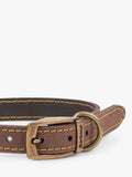 Barbour dog collar mid brown large, imported from the UK