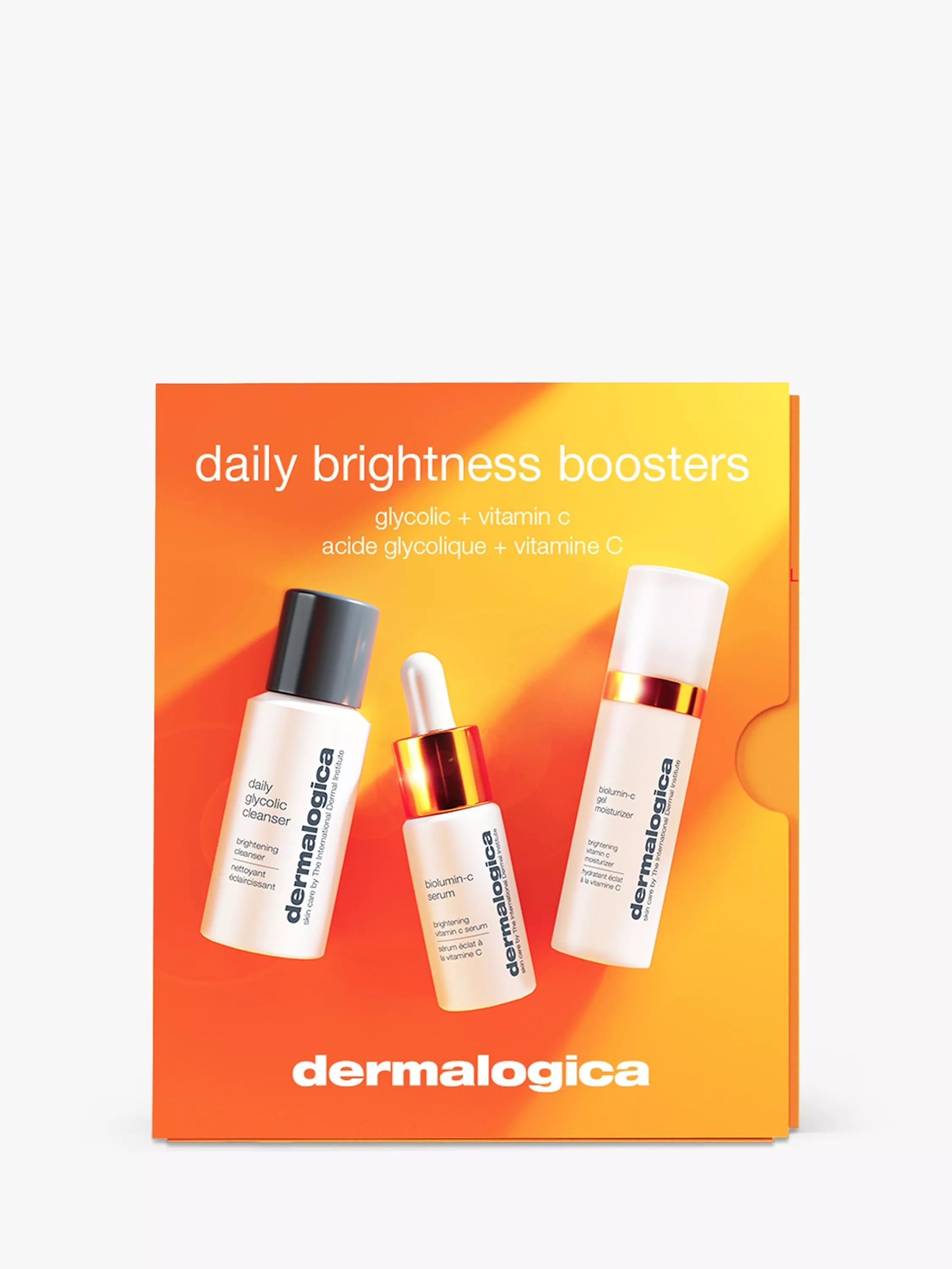 Dermalogica Daily Brightness Booster Kit skincare gift set - British product