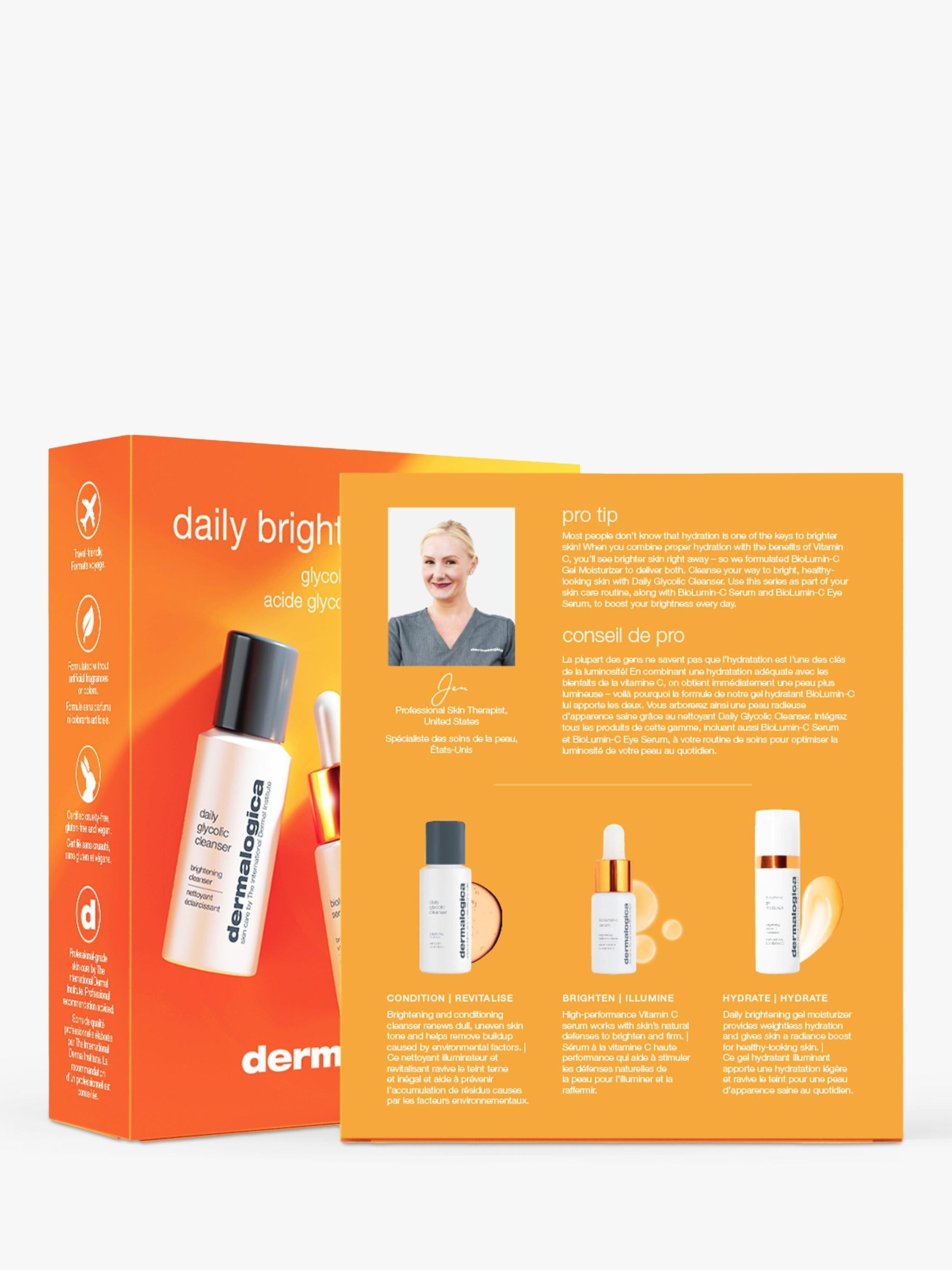 Dermalogica Daily Brightness Booster Kit skincare gift set - British product