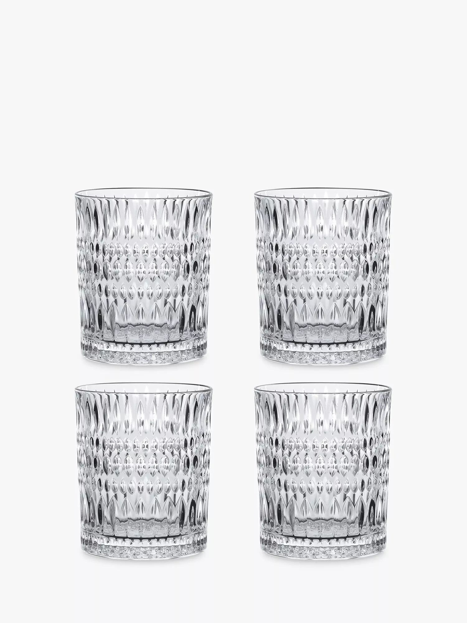 Nachtmann Ethno crystal glass tumbler set, 4 pieces 294ml each - British product
