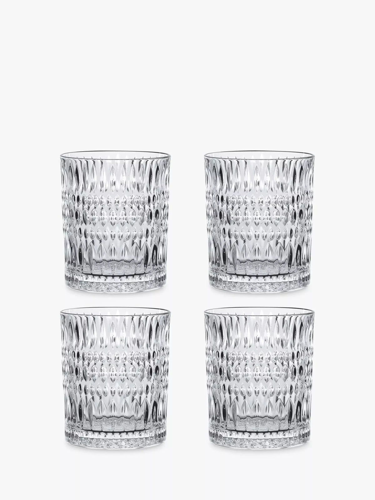 Nachtmann Ethno crystal glass tumbler set, 4 pieces 294ml each - British product