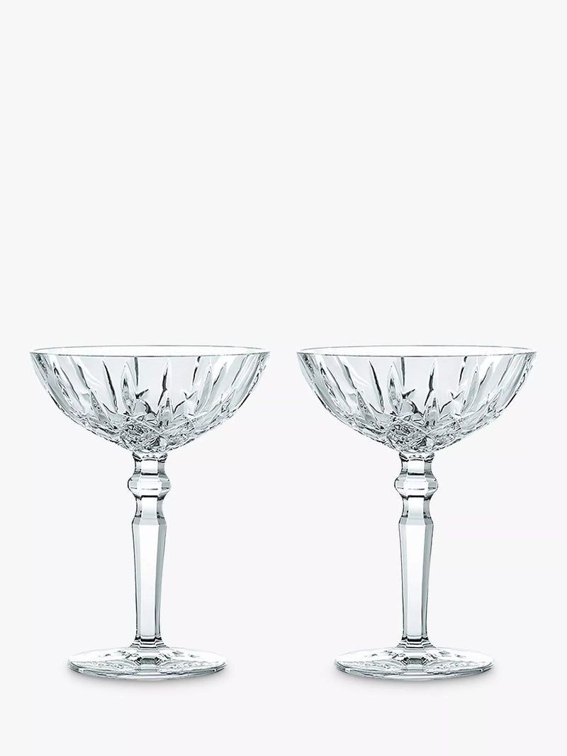 Nachtmann Noblesse 180ml cocktail glasses set of 2 - British product