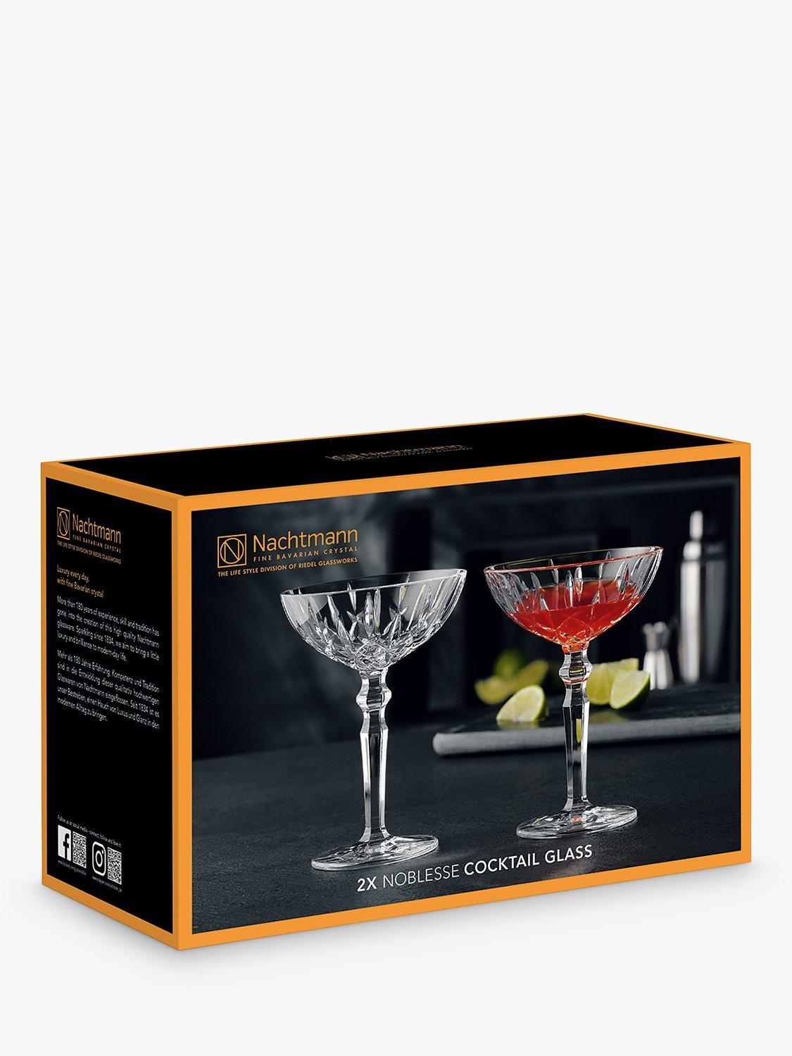 Nachtmann Noblesse 180ml cocktail glasses set of 2 - British product