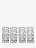 Nachtmann Ethno highball crystal glass set of 4 434ml (British brand)