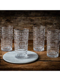 Nachtmann Ethno highball crystal glass set of 4 434ml (British brand)
