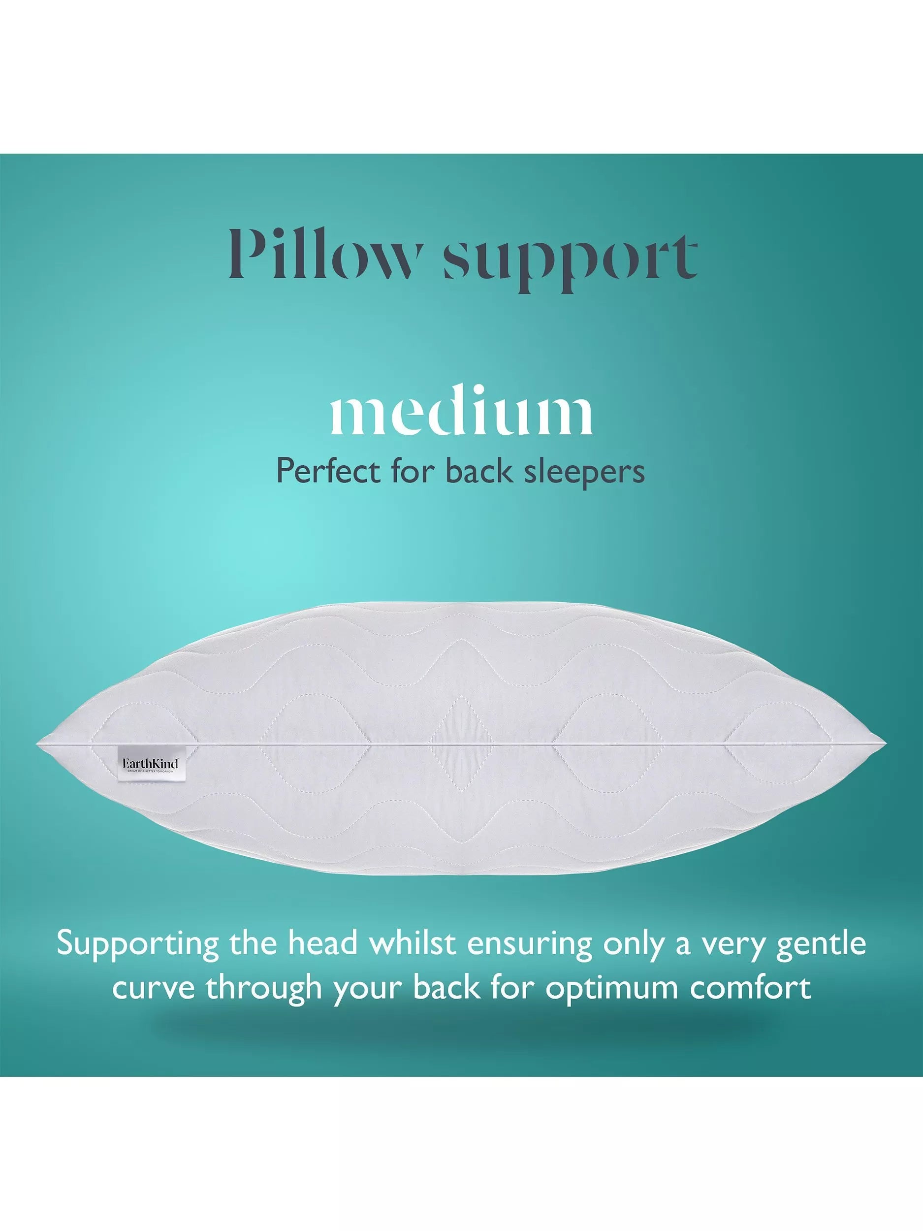 EarthKind synthetic standard pillow medium - British product