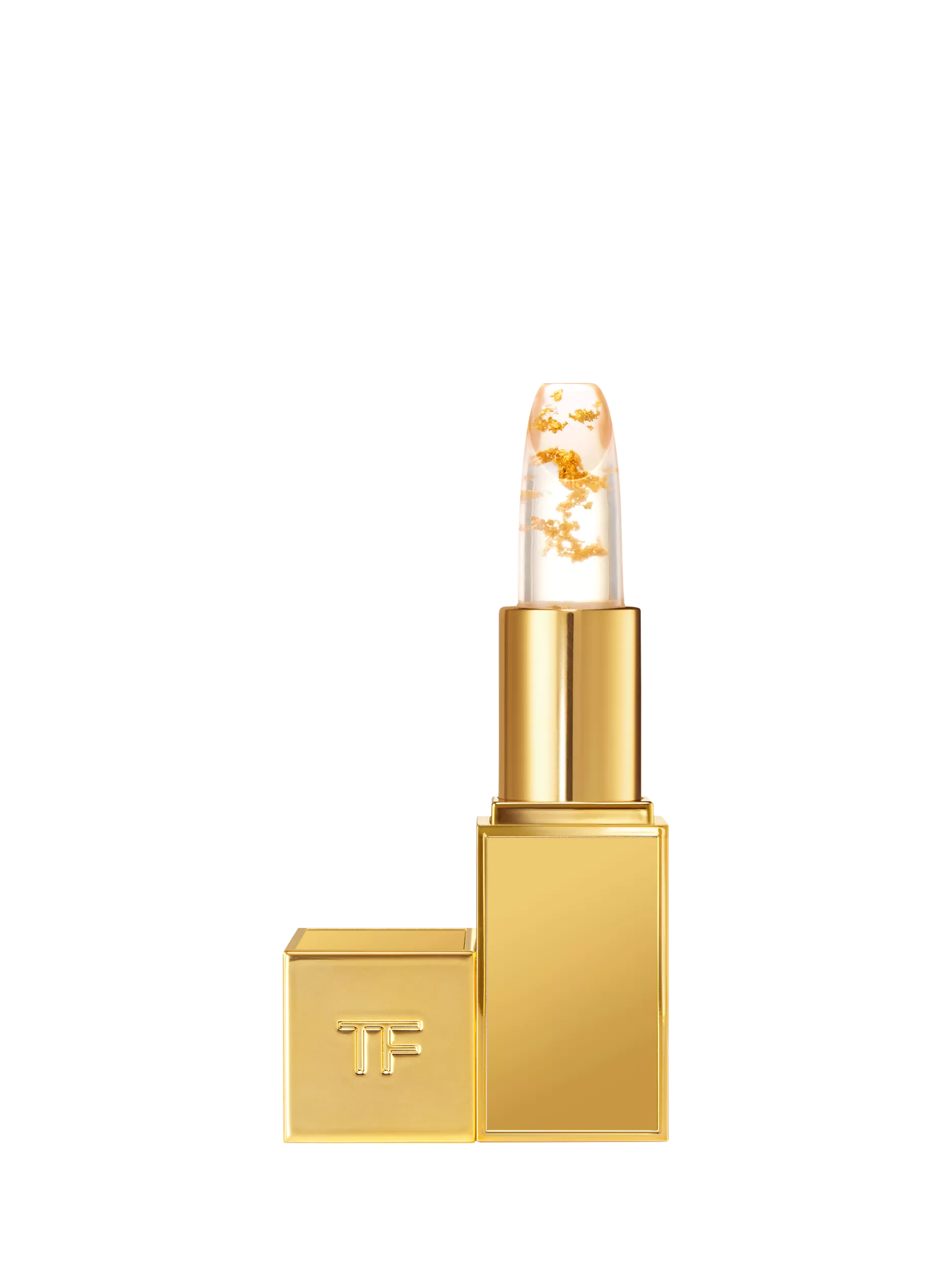 TOM FORD shade-shifting lip balm with gold-toned flecks (British brand)