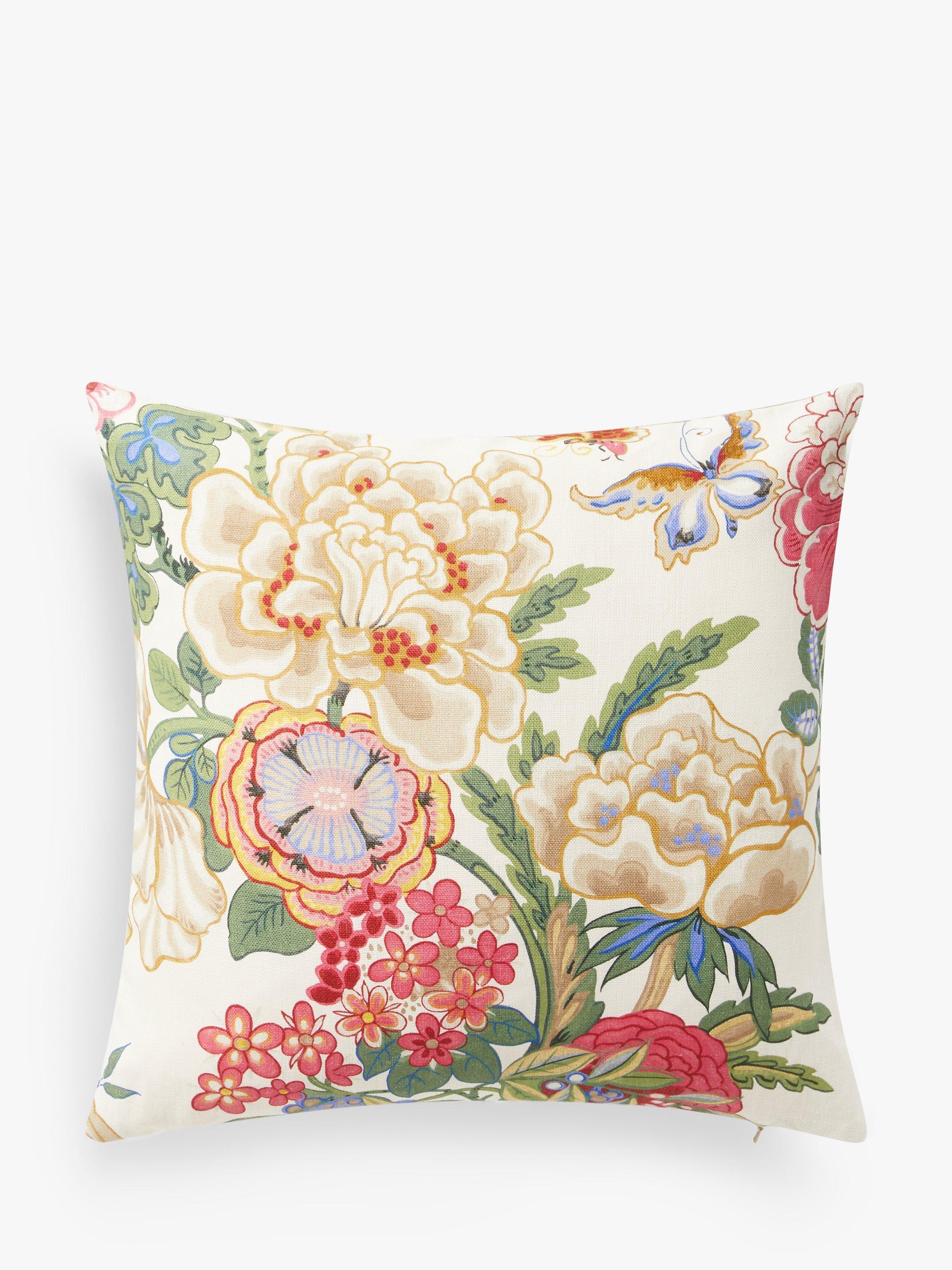 Sanderson Emperor Peony cushion (British brand)