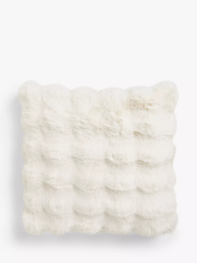 John Lewis Wave Faux Fur Cushion