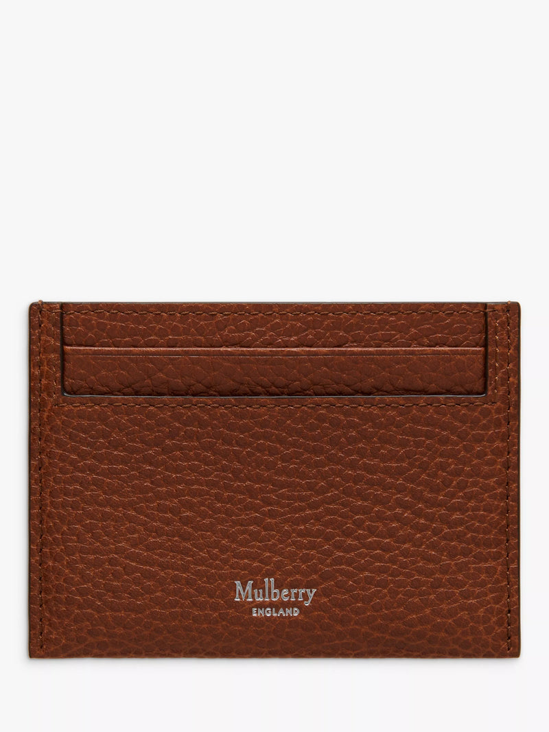Mulberry Continental Small Classic Grain Leather Credit Card Slip