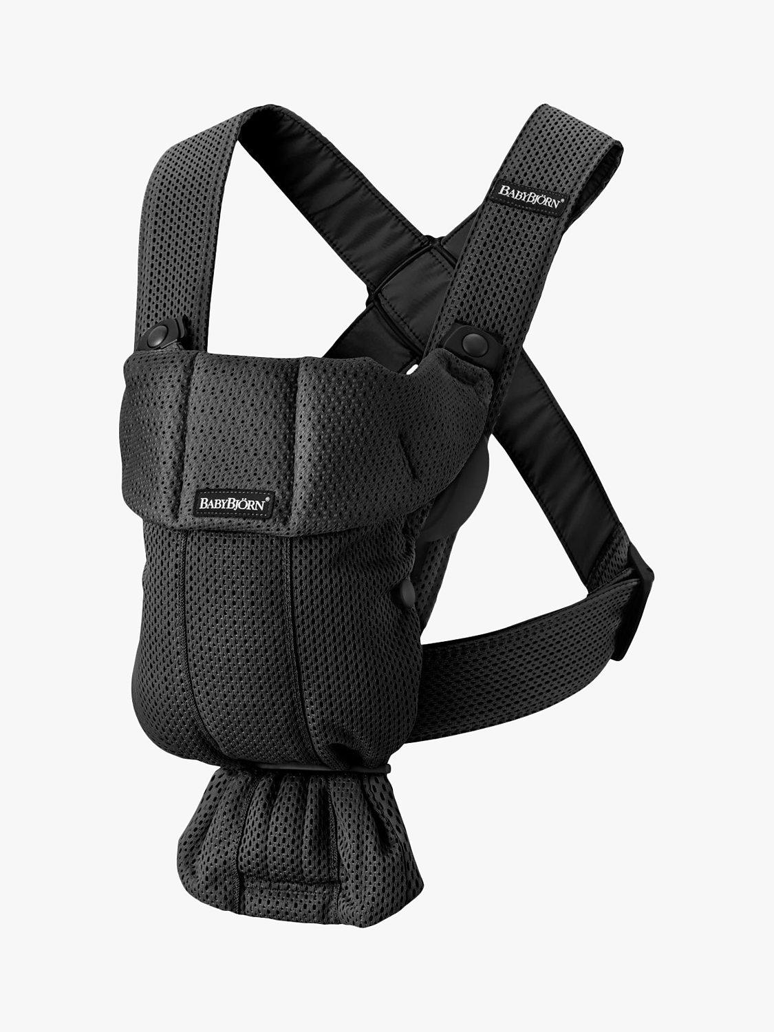 BabyBjörn mesh baby mini carrier Black - British product
