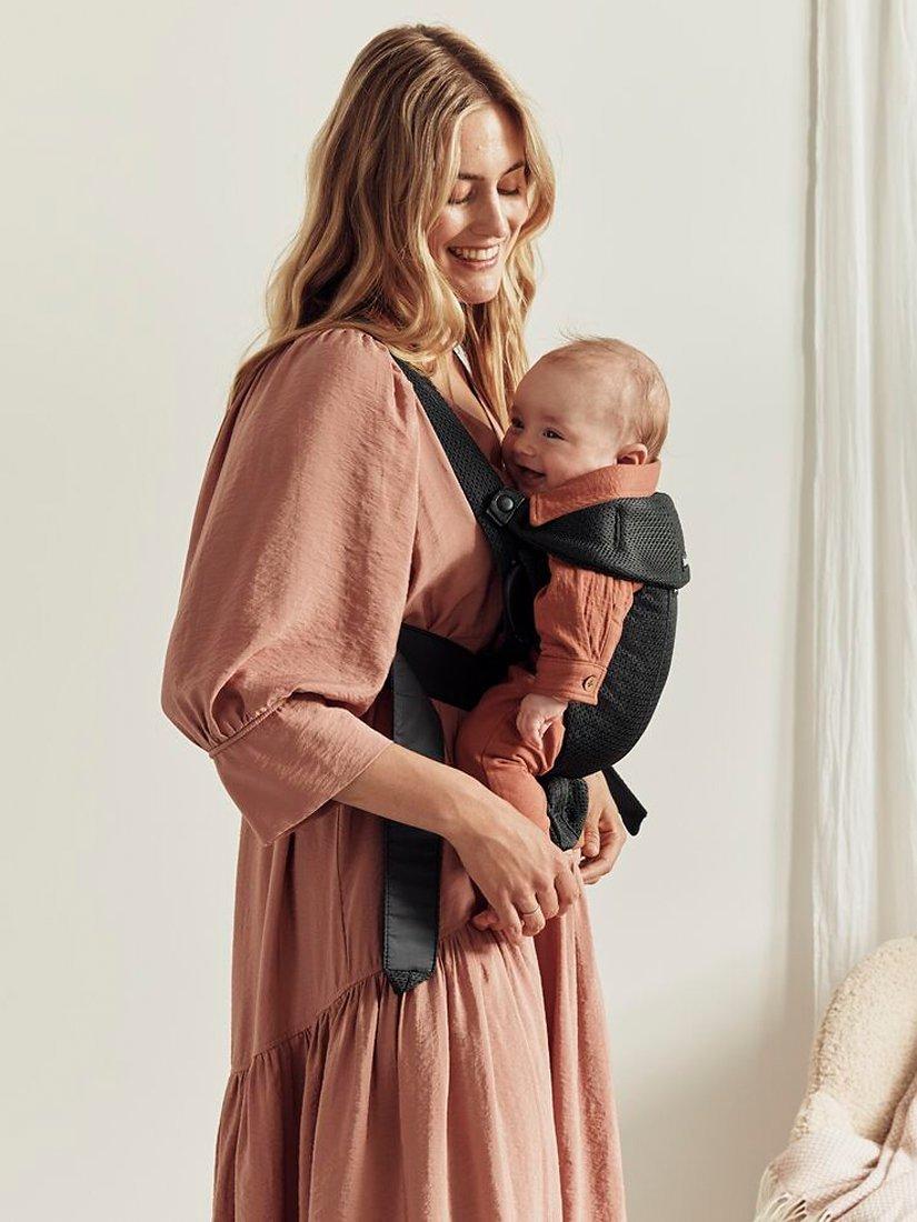 BabyBjörn mesh baby mini carrier Black - British product