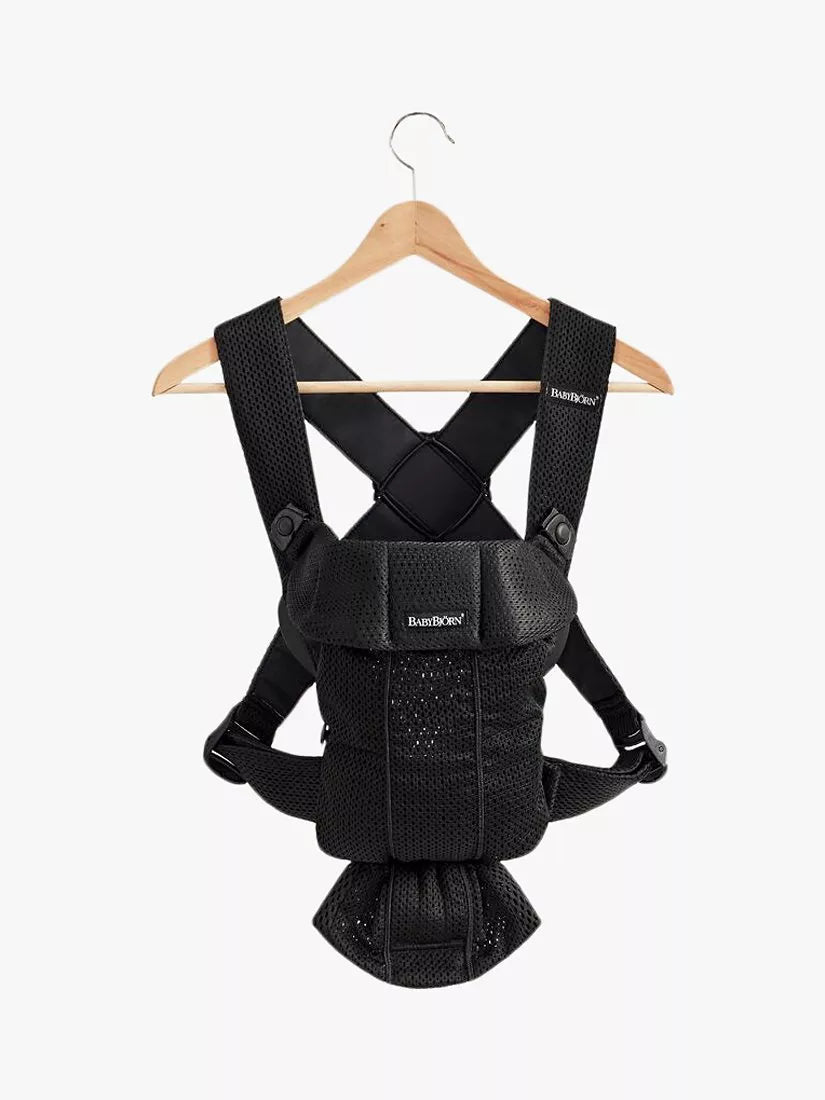BabyBjörn mesh baby mini carrier Black - British product